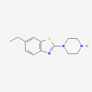 6-Ethyl-2-piperazin-1-yl-1,3-benzothiazole