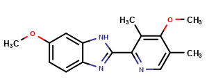 6-Methoxy-2-(4-methoxy-3,5-dimethyl-2-pyridinyl)-1H-benzimidazole