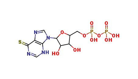 6-Thio-inosine-5'-diphosphate