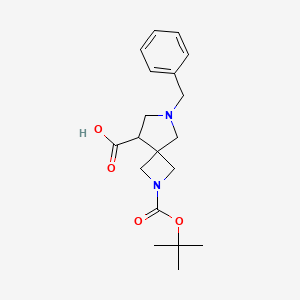 6-benzyl-2-(tert-butoxycarbonyl)-2,6-diazaspiro[3.4]octane-8-carboxylic acid