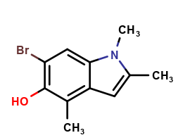 6-bromo-1,2,4-trimethyl-1H-indol-5-ol