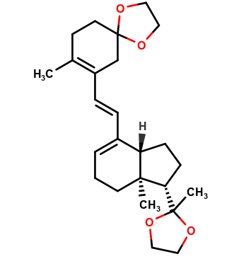 6E-9,10-seco-3,20-Bis-(ethylenedioxy)-pregna-5(10)-6,8-triene