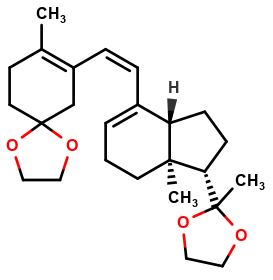 6Z-9,10-seco-3,20-Bis-(ethylenedioxy)-pregna-5(10)-6,8-triene