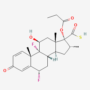 6a,9a-Difluoro-11-b-hydroxy-16-a-methyl-3-oxo-17-a-(propionyloxy)-androsta-1,4-diene-17b-carbothioic Acid