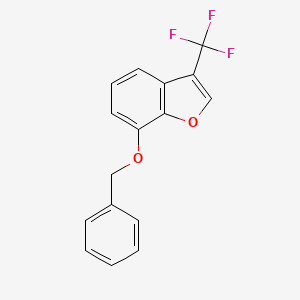 7-(benzyloxy)-3-(trifluoromethyl)benzofuran