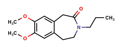7,8-Dimethoxy-3-propyl-1,3,4,5-tetrahydro-2H-3-benzazepin-2-one