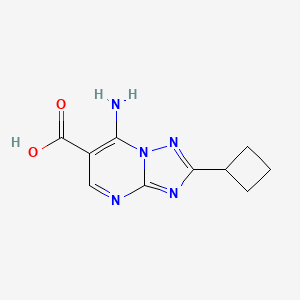 7-Amino-2-cyclobutyl[1,2,4]triazolo[1,5-a]pyrimidine-6-carboxylic acid