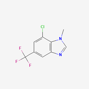 7-Chloro-1-methyl-5-(trifluoromethyl)benzimidazole