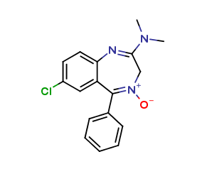 7-Chloro-2-(dimethylamino)-5-phenyl3H-benzo[e][1,4] diazepine 4-oxide