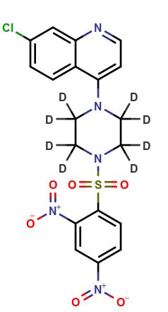 7-Chloro-4-[4-[(2,4-dinitrophenyl)sulfonyl]-1-piperazinyl]quinoline-d8