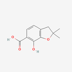7-Hydroxy-2,2-dimethyl-2,3-dihydro-1-benzofuran-6-carboxylic acid