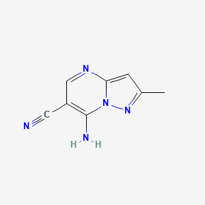 7-amino-2-methylpyrazolo[1,5-a]pyrimidine-6-carbonitrile