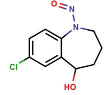 7-chloro-1-nitroso-2,3,4,5-tetrahydro-1-benzazepin-5-ol