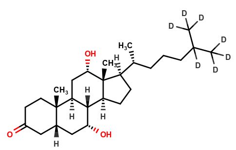 7alpha,12alpha-Dihydroxy-5beta-cholestan-3-one-d7