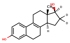 8,9-Dehydro-17b-estradiol 16,16,17-d3