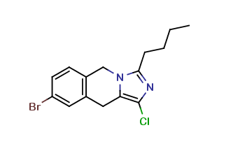 8-Bromo-3-butyl-1-chloro-5,10-dihydroimidazo[1,5-b]isoquinoline