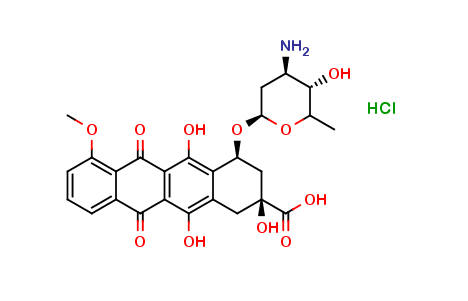 8-Desacetyl-8-carboxy Daunorubicin Hydrochloride