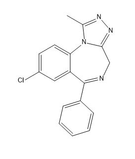 8-chloro-1-methyl-6-phenyl-4H-benzo[f][1,2,4]triazolo[4,3-a][1,4]diazepine