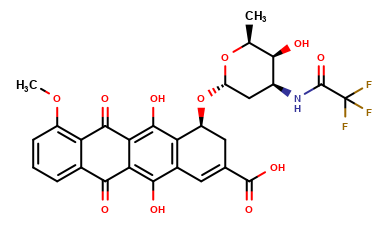 9,10-anhidro-N- (trifluoroacetyl) doxorubicin acid