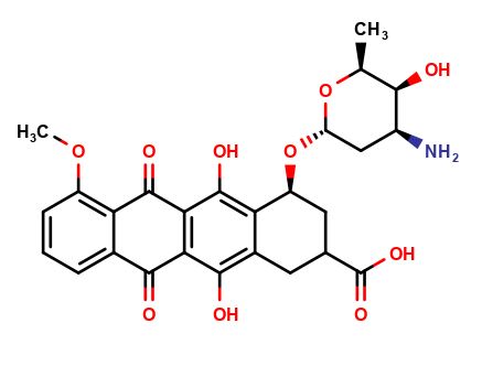 9-Desacetyl-9-carboxy-9,10-anhydrodaunorubicin