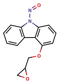 9-Nitroso-4-(oxiran-2-ylmethoxy)-9H-carbazole