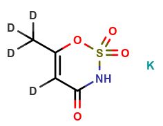 Acesulfame-d4 Potassium Salt