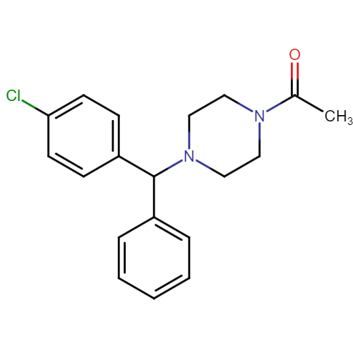 Acetyl 4-Chloro Benzhydryl Piperazine