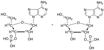 Adenosine Monophosphate (mixture of 2’(3’)-phosphate isomers)-13C5 Sodium Salt