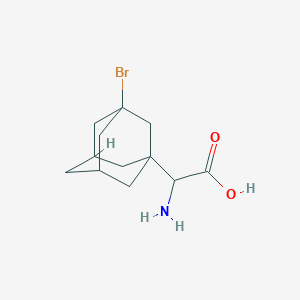 Amino(3-bromo-1-adamantyl)acetic acid
