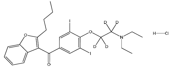 Amiodarone D4 Hydrochloride