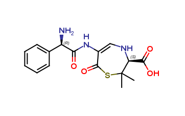 Ampicillin thiazepine analog