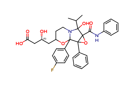 Atorvastatin epoxy pyrrolooxazin 7-hydroxy analog