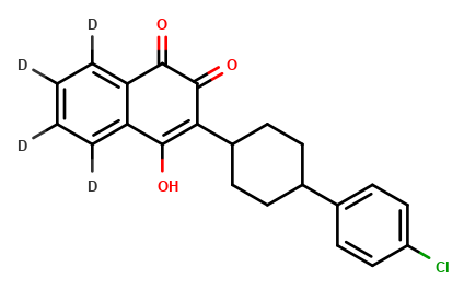 Atovaquone D4 (naphthalene-D4)