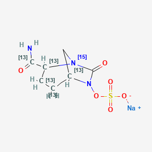 Avibactam-13C5,15N Sodium Salt