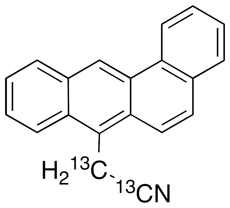 Benz[a]anthracene-7-acetonitrile-13C2