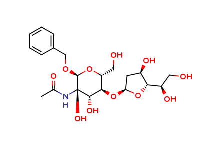 Benzyl 2-Acetamido-2-deoxy-4-O-β-D-galactofuranosyl-α-D-glucopyranoside