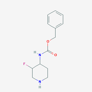 Benzyl 3-fluoropiperidin-4-ylcarbamate