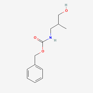 Benzyl 3-hydroxy-2-methylpropylcarbamate