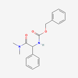 Benzyl N-[(dimethylcarbamoyl)(phenyl)methyl]carbamate