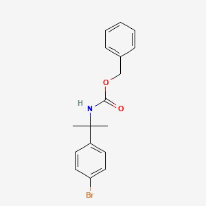 Benzyl N-[2-(4-bromophenyl)propan-2-yl]carbamate
