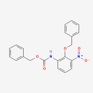 Benzyl N-[2-(benzyloxy)-3-nitrophenyl]carbamate
