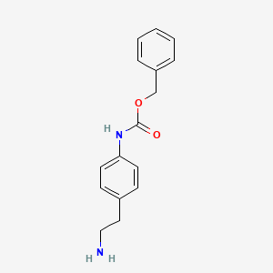 Benzyl N-[4-(2-aminoethyl)phenyl]carbamate