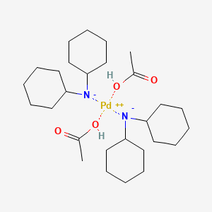 Bis(dicyclohexylamino)palladium acetate