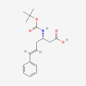 Boc-(S)-3-amino-(6-phenyl)-5-hexenoic acid