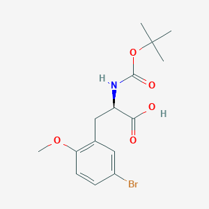 Boc-5-bromo-2-methoxy-D-phenylalanine