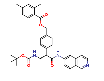 Boc amino isoquinoline impurity