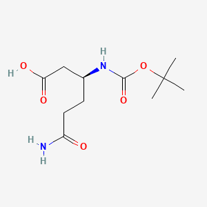 Boc-l-beta-homoglutamine