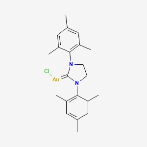 Chloro[1,3-bis(2,4,6-trimethylphenyl)-4,5-dihydroimidazol-2-ylidene]gold(I)