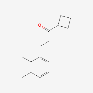 Cyclobutyl 2-(2,3-dimethylphenyl)ethyl ketone