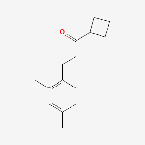Cyclobutyl 2-(2,4-dimethylphenyl)ethyl ketone